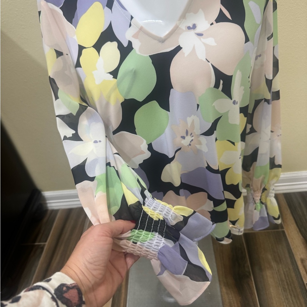 Calvin Klein Multicolor Floral Blouse